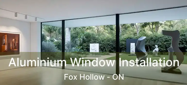 Aluminium Window Installation Fox Hollow - ON