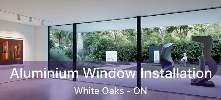  Aluminium Window Installation White Oaks - ON