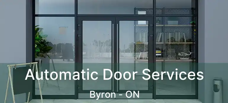  Automatic Door Services Byron - ON