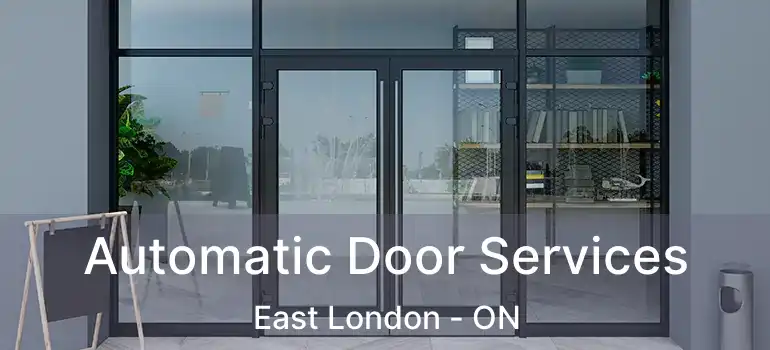  Automatic Door Services East London - ON