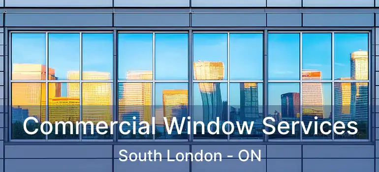 Commercial Window Services South London - ON