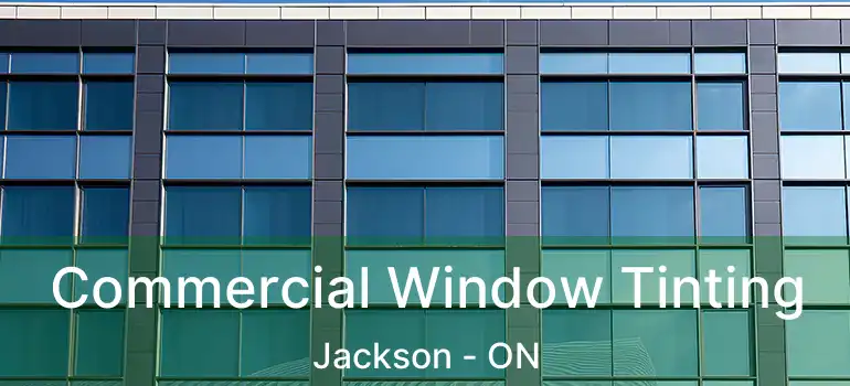  Commercial Window Tinting Jackson - ON