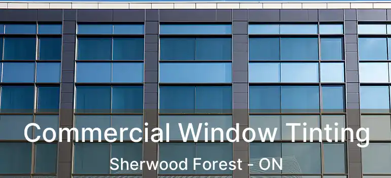 Commercial Window Tinting Sherwood Forest - ON