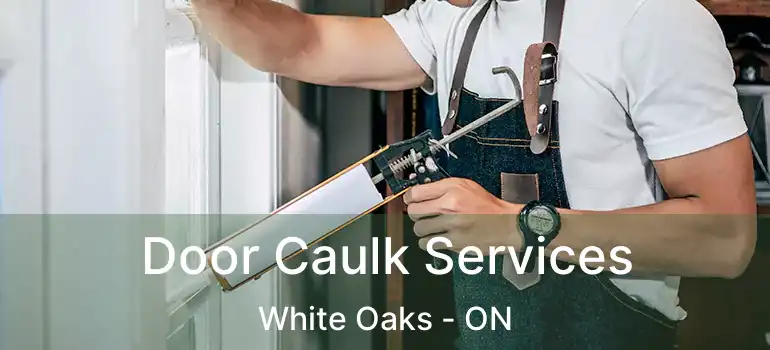 Door Caulk Services White Oaks - ON