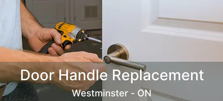 Door Handle Replacement Westminster - ON