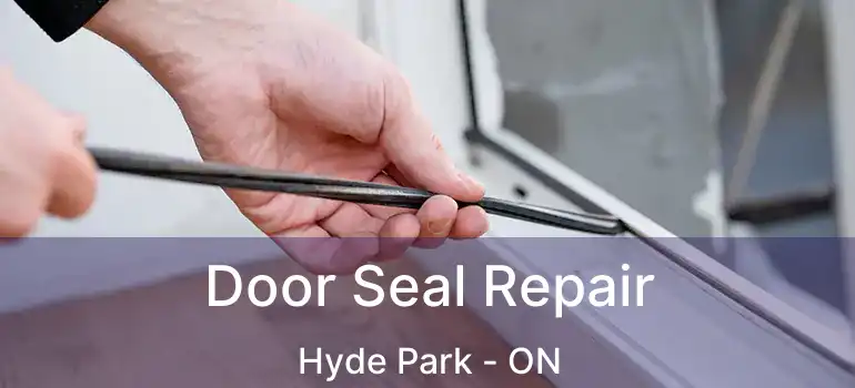 Door Seal Repair Hyde Park - ON
