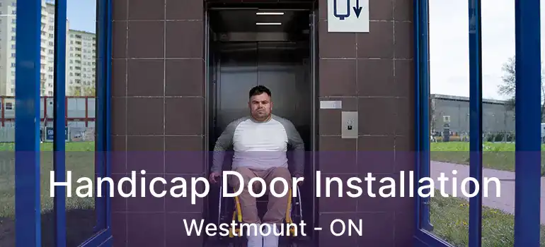 Handicap Door Installation Westmount - ON