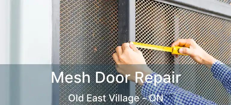 Mesh Door Repair Old East Village - ON