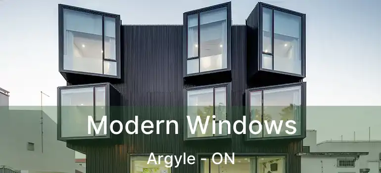  Modern Windows Argyle - ON