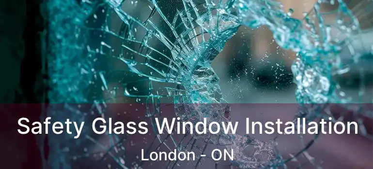  Safety Glass Window Installation London - ON