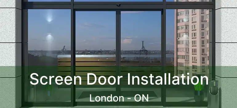 Screen Door Installation London - ON
