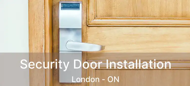  Security Door Installation London - ON
