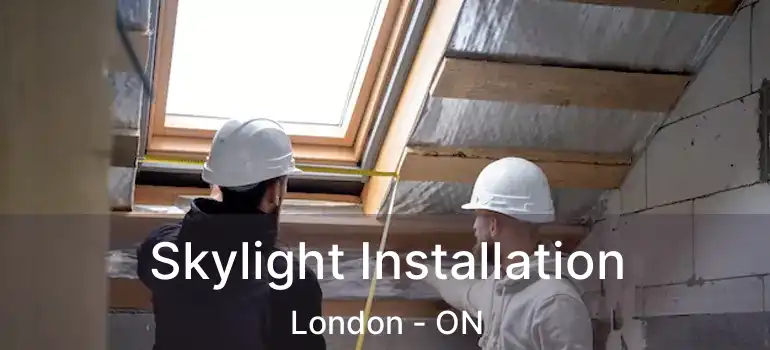  Skylight Installation London - ON