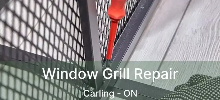 Window Grill Repair Carling - ON